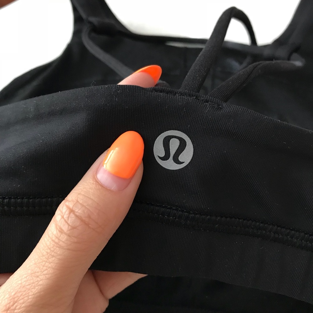 Lululemon strappy black sports bra - Picture 4 of 8